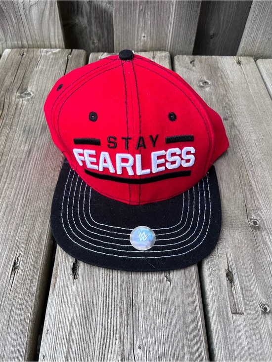 WWE Accessories - WWE Nikki Bella Stay Fearless Black Brim Snapback Baseball Cap Hat